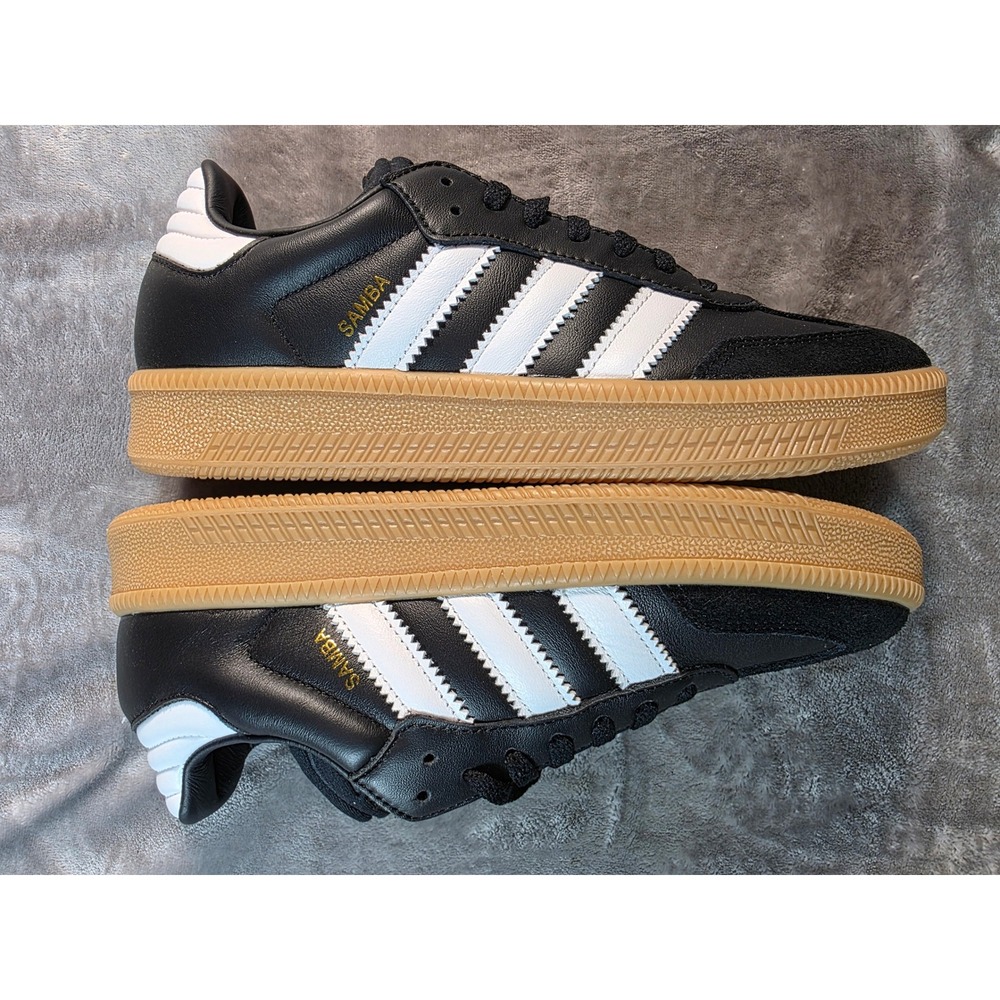 Adidas Samba XLG Sneakers Mens Size 9 Black White Gum Sole IE1379 Leather Suede - Picture 6 of 7